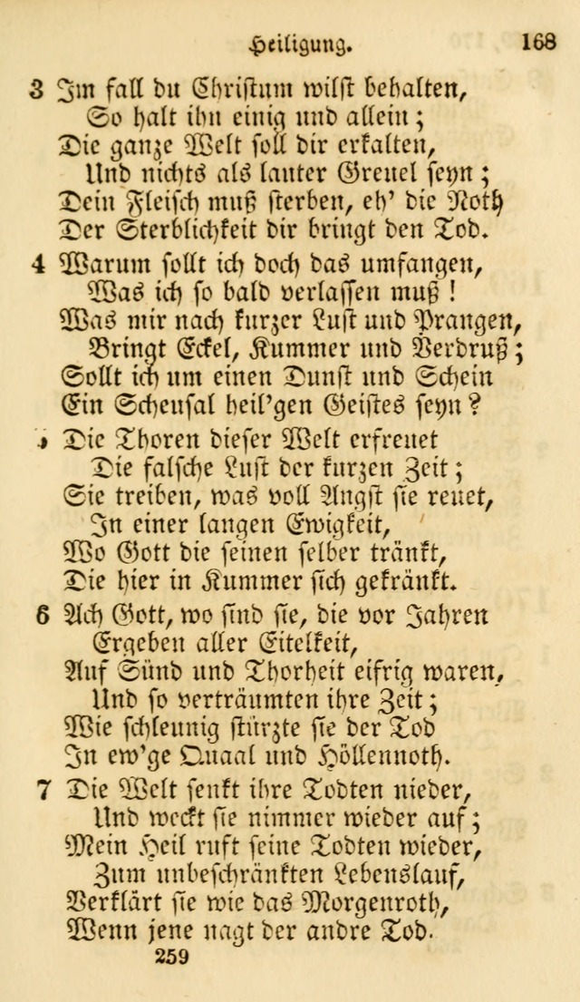 Evangelische Lieder-Sammlung: genommen aus der Liedersammlung und dem Gemeinschaftlichen Gesangbuch in den evanglischen Gemeinen page 259