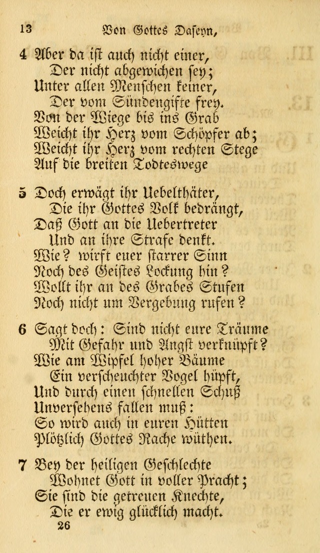 Evangelische Lieder-Sammlung: genommen aus der Liedersammlung und dem Gemeinschaftlichen Gesangbuch in den evanglischen Gemeinen page 26