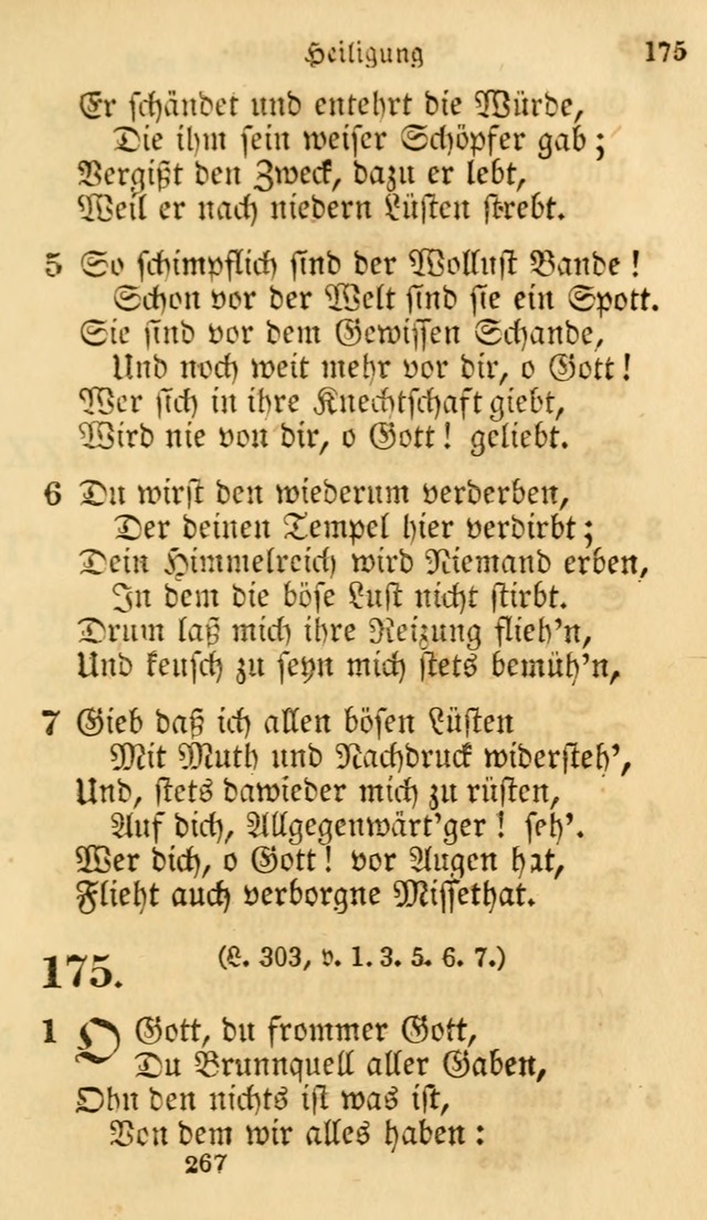 Evangelische Lieder-Sammlung: genommen aus der Liedersammlung und dem Gemeinschaftlichen Gesangbuch in den evanglischen Gemeinen page 267