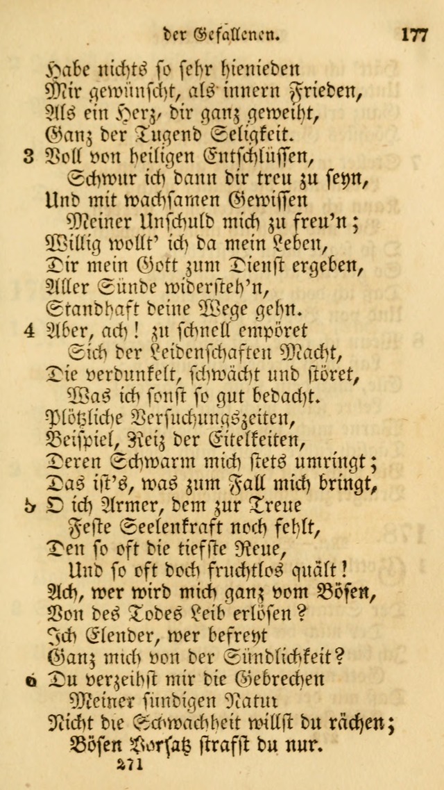 Evangelische Lieder-Sammlung: genommen aus der Liedersammlung und dem Gemeinschaftlichen Gesangbuch in den evanglischen Gemeinen page 271