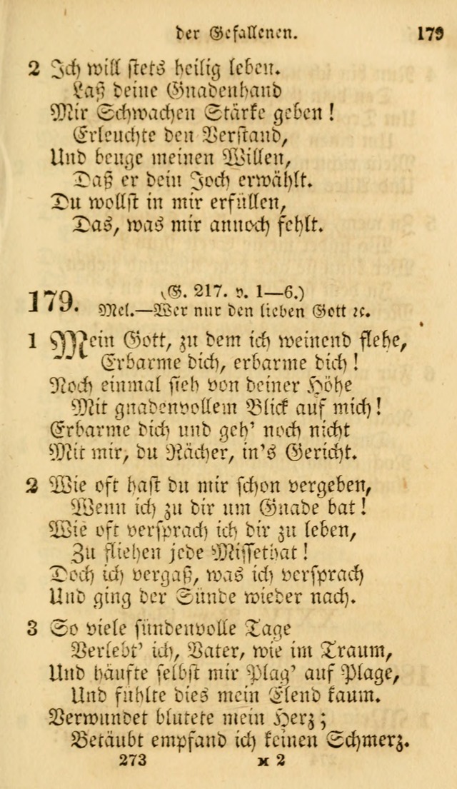 Evangelische Lieder-Sammlung: genommen aus der Liedersammlung und dem Gemeinschaftlichen Gesangbuch in den evanglischen Gemeinen page 273