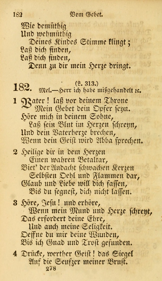 Evangelische Lieder-Sammlung: genommen aus der Liedersammlung und dem Gemeinschaftlichen Gesangbuch in den evanglischen Gemeinen page 278