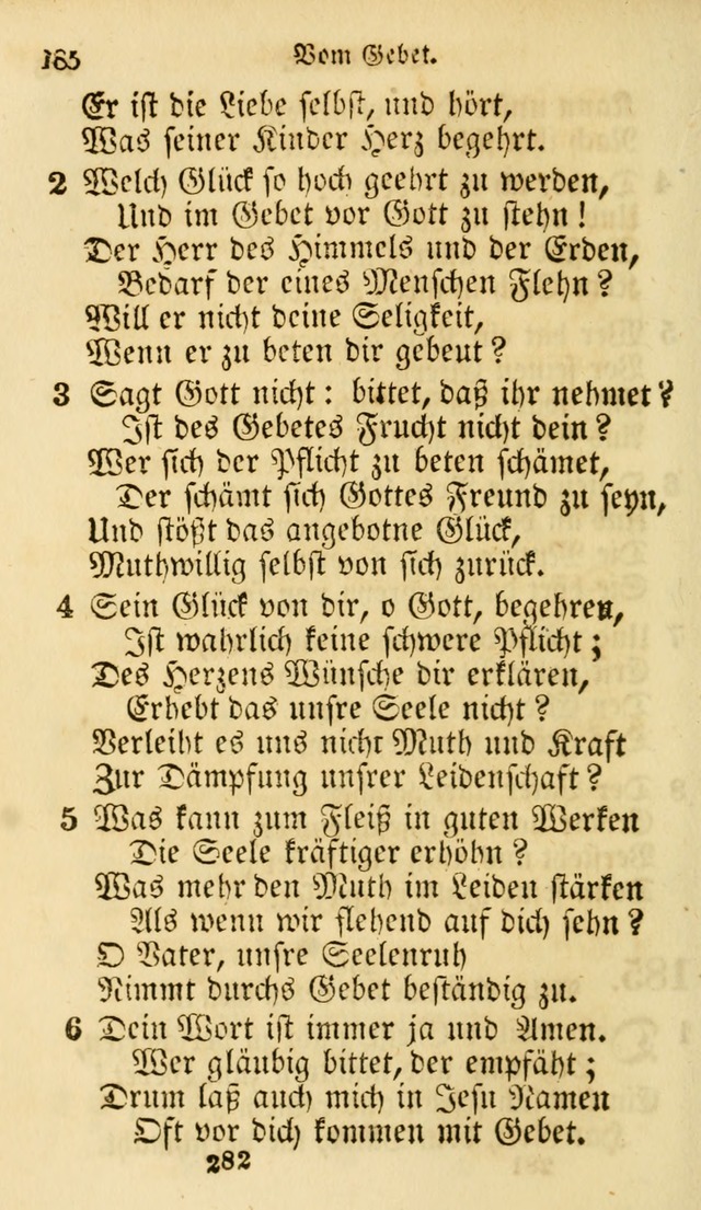 Evangelische Lieder-Sammlung: genommen aus der Liedersammlung und dem Gemeinschaftlichen Gesangbuch in den evanglischen Gemeinen page 282