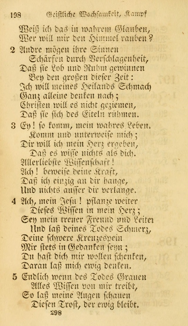 Evangelische Lieder-Sammlung: genommen aus der Liedersammlung und dem Gemeinschaftlichen Gesangbuch in den evanglischen Gemeinen page 298