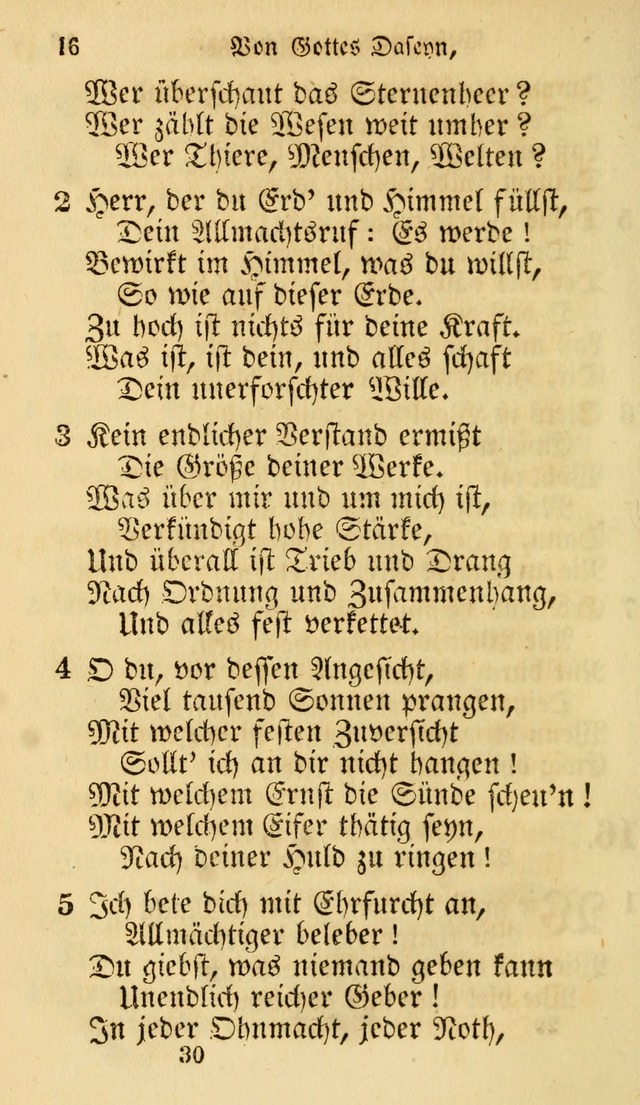 Evangelische Lieder-Sammlung: genommen aus der Liedersammlung und dem Gemeinschaftlichen Gesangbuch in den evanglischen Gemeinen page 30