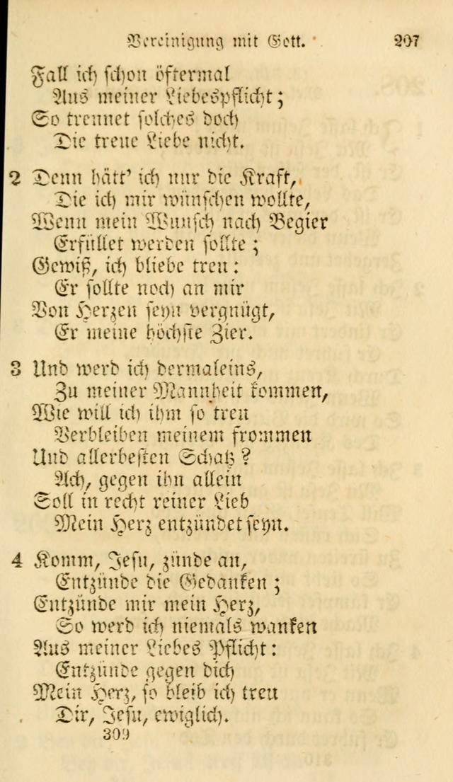 Evangelische Lieder-Sammlung: genommen aus der Liedersammlung und dem Gemeinschaftlichen Gesangbuch in den evanglischen Gemeinen page 309