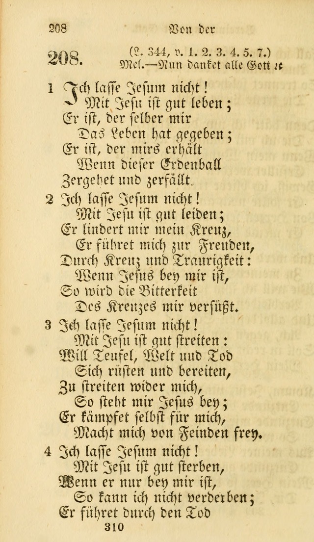 Evangelische Lieder-Sammlung: genommen aus der Liedersammlung und dem Gemeinschaftlichen Gesangbuch in den evanglischen Gemeinen page 310