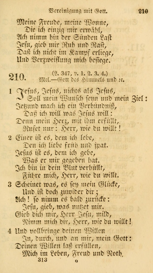 Evangelische Lieder-Sammlung: genommen aus der Liedersammlung und dem Gemeinschaftlichen Gesangbuch in den evanglischen Gemeinen page 313