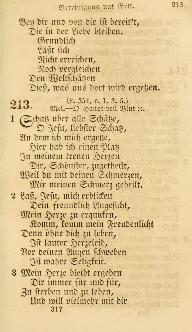 Evangelische Lieder-Sammlung: genommen aus der Liedersammlung und dem Gemeinschaftlichen Gesangbuch in den evanglischen Gemeinen page 317