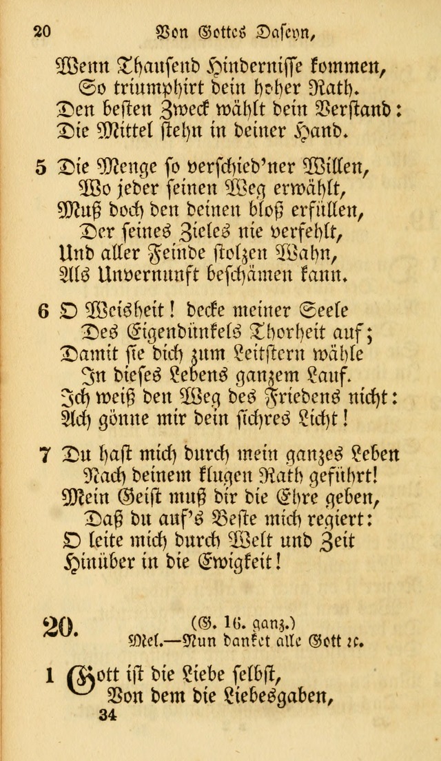 Evangelische Lieder-Sammlung: genommen aus der Liedersammlung und dem Gemeinschaftlichen Gesangbuch in den evanglischen Gemeinen page 34