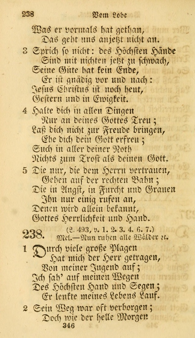 Evangelische Lieder-Sammlung: genommen aus der Liedersammlung und dem Gemeinschaftlichen Gesangbuch in den evanglischen Gemeinen page 346