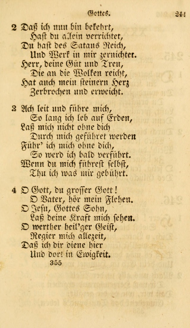 Evangelische Lieder-Sammlung: genommen aus der Liedersammlung und dem Gemeinschaftlichen Gesangbuch in den evanglischen Gemeinen page 355