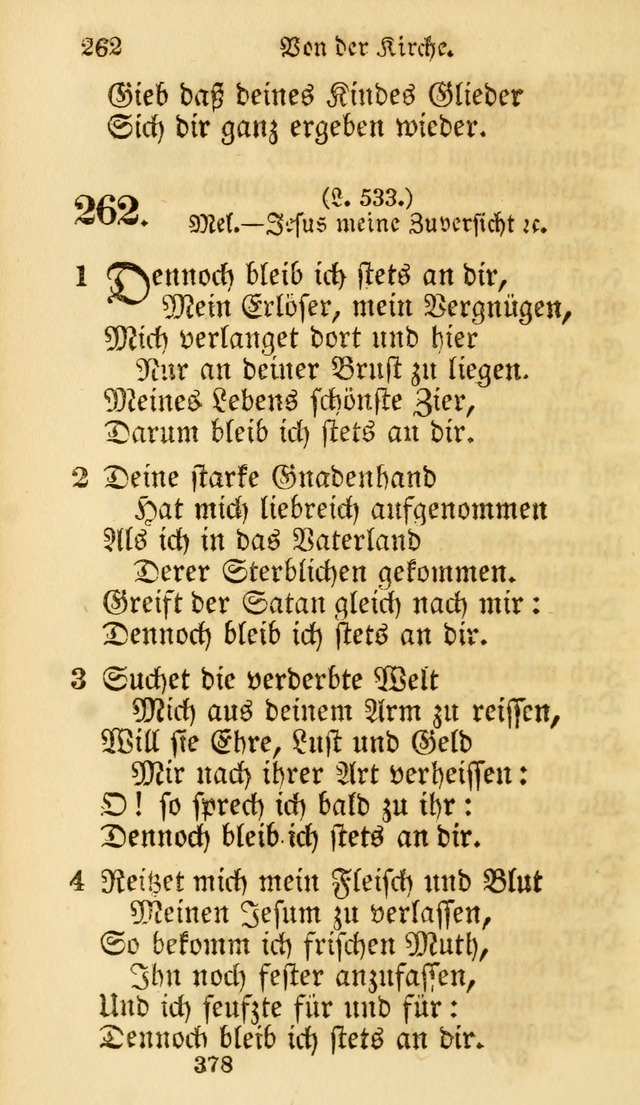 Evangelische Lieder-Sammlung: genommen aus der Liedersammlung und dem Gemeinschaftlichen Gesangbuch in den evanglischen Gemeinen page 378