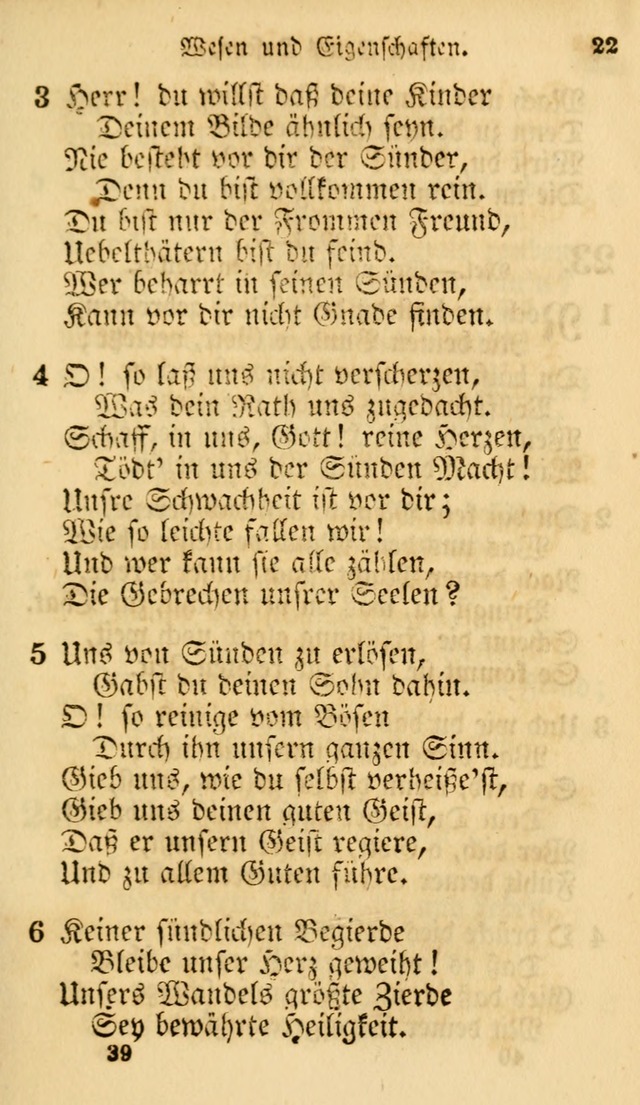 Evangelische Lieder-Sammlung: genommen aus der Liedersammlung und dem Gemeinschaftlichen Gesangbuch in den evanglischen Gemeinen page 39