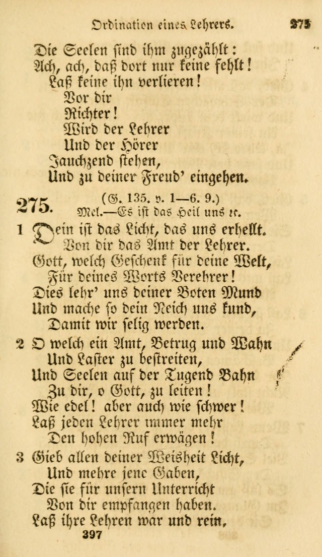 Evangelische Lieder-Sammlung: genommen aus der Liedersammlung und dem Gemeinschaftlichen Gesangbuch in den evanglischen Gemeinen page 397