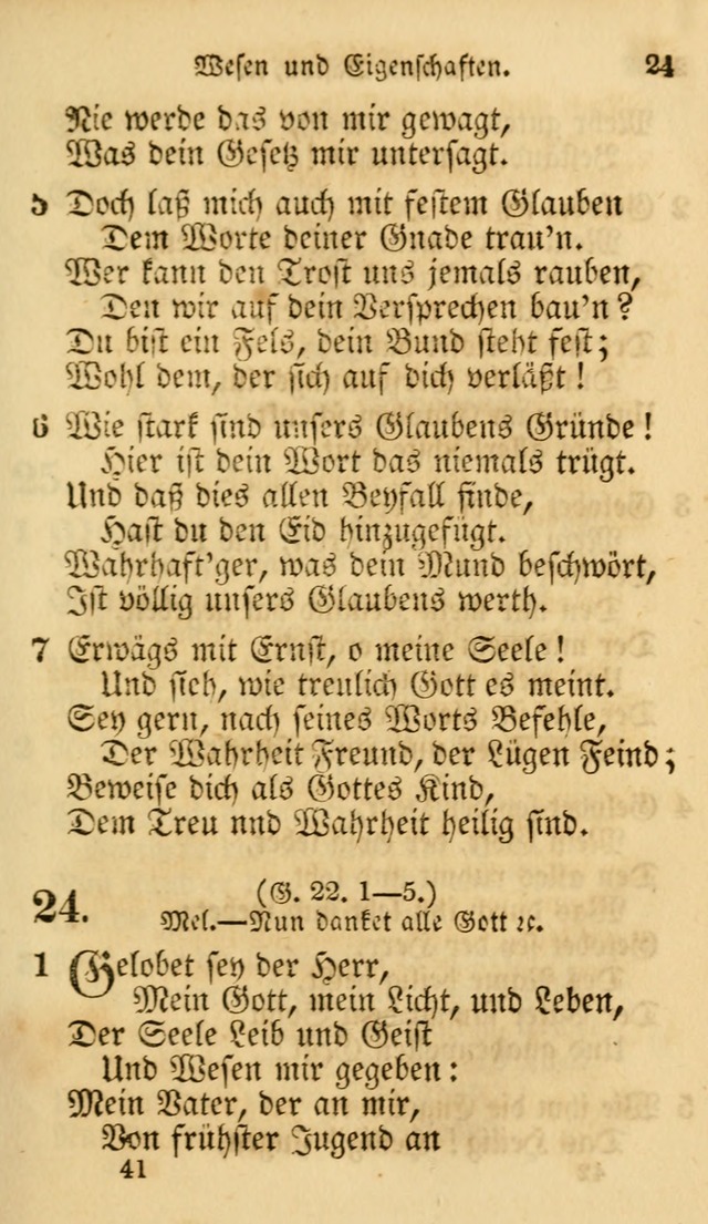 Evangelische Lieder-Sammlung: genommen aus der Liedersammlung und dem Gemeinschaftlichen Gesangbuch in den evanglischen Gemeinen page 41