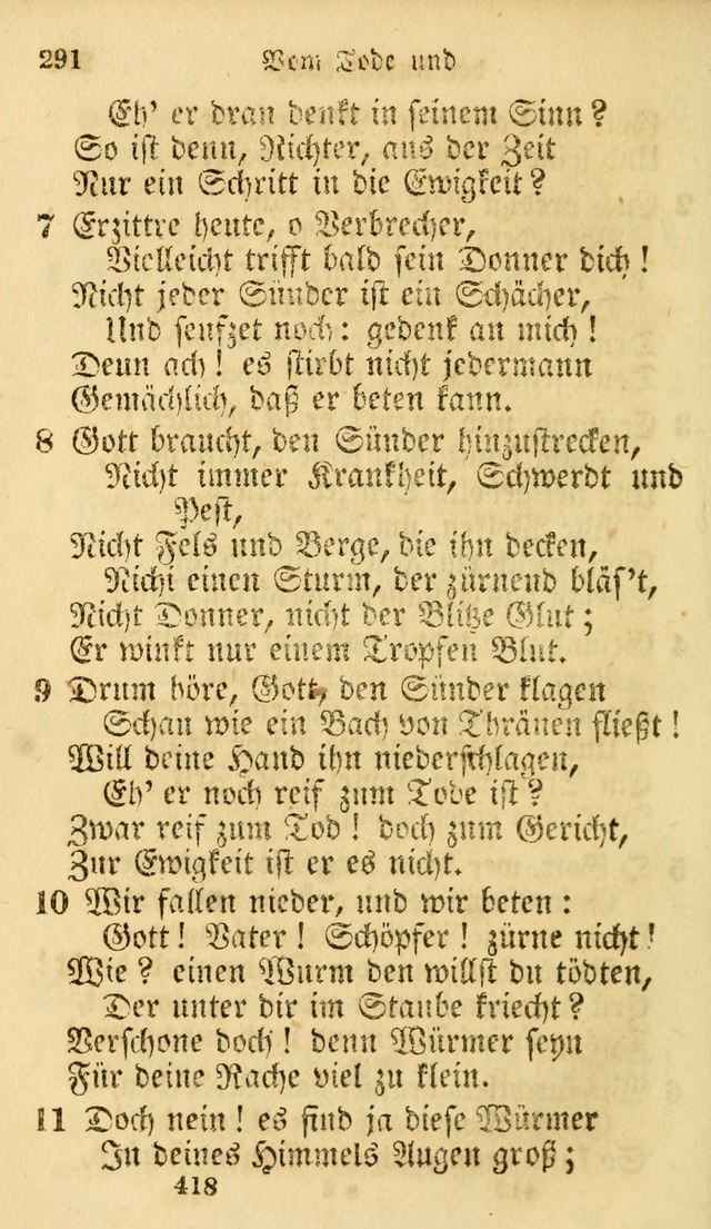 Evangelische Lieder-Sammlung: genommen aus der Liedersammlung und dem Gemeinschaftlichen Gesangbuch in den evanglischen Gemeinen page 418