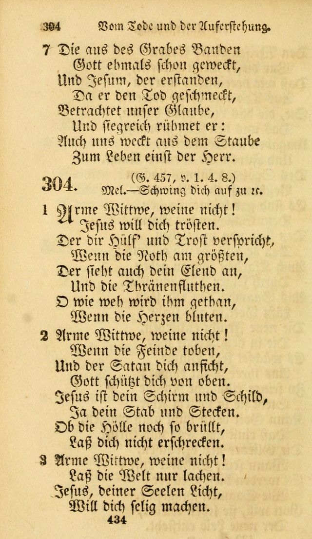 Evangelische Lieder-Sammlung: genommen aus der Liedersammlung und dem Gemeinschaftlichen Gesangbuch in den evanglischen Gemeinen page 434