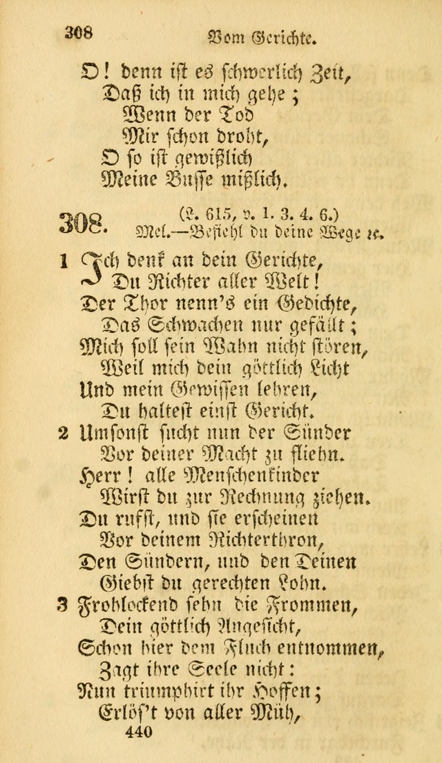 Evangelische Lieder-Sammlung: genommen aus der Liedersammlung und dem Gemeinschaftlichen Gesangbuch in den evanglischen Gemeinen page 440