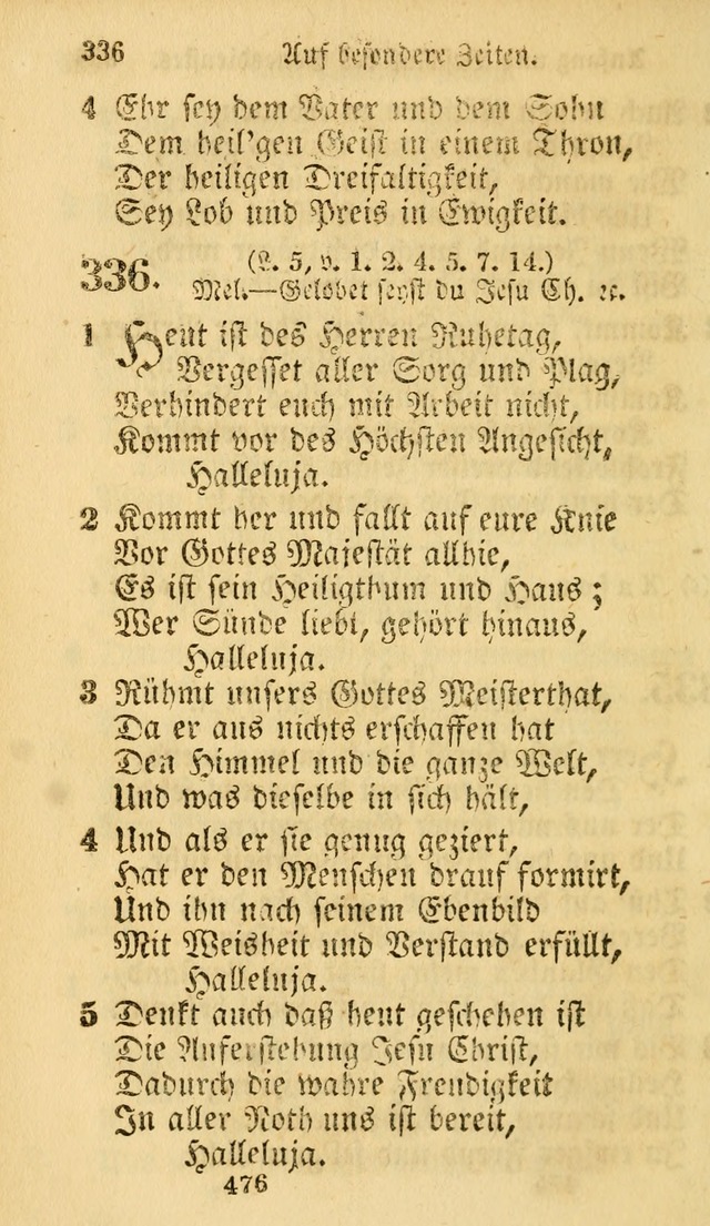 Evangelische Lieder-Sammlung: genommen aus der Liedersammlung und dem Gemeinschaftlichen Gesangbuch in den evanglischen Gemeinen page 476