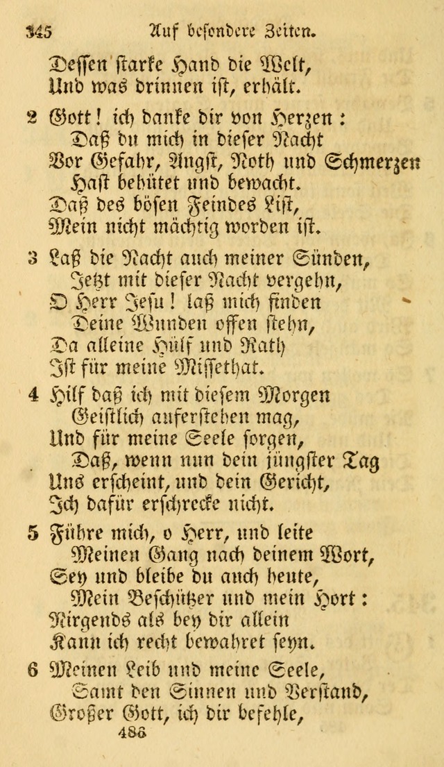 Evangelische Lieder-Sammlung: genommen aus der Liedersammlung und dem Gemeinschaftlichen Gesangbuch in den evanglischen Gemeinen page 486