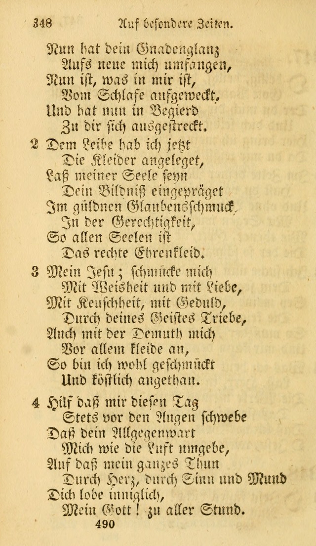 Evangelische Lieder-Sammlung: genommen aus der Liedersammlung und dem Gemeinschaftlichen Gesangbuch in den evanglischen Gemeinen page 490