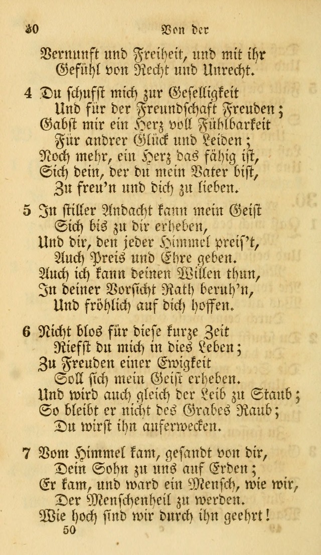 Evangelische Lieder-Sammlung: genommen aus der Liedersammlung und dem Gemeinschaftlichen Gesangbuch in den evanglischen Gemeinen page 50