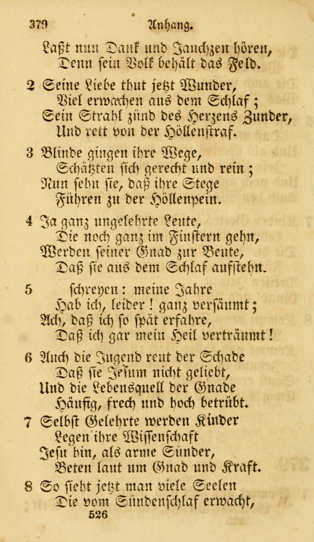 Evangelische Lieder-Sammlung: genommen aus der Liedersammlung und dem Gemeinschaftlichen Gesangbuch in den evanglischen Gemeinen page 526