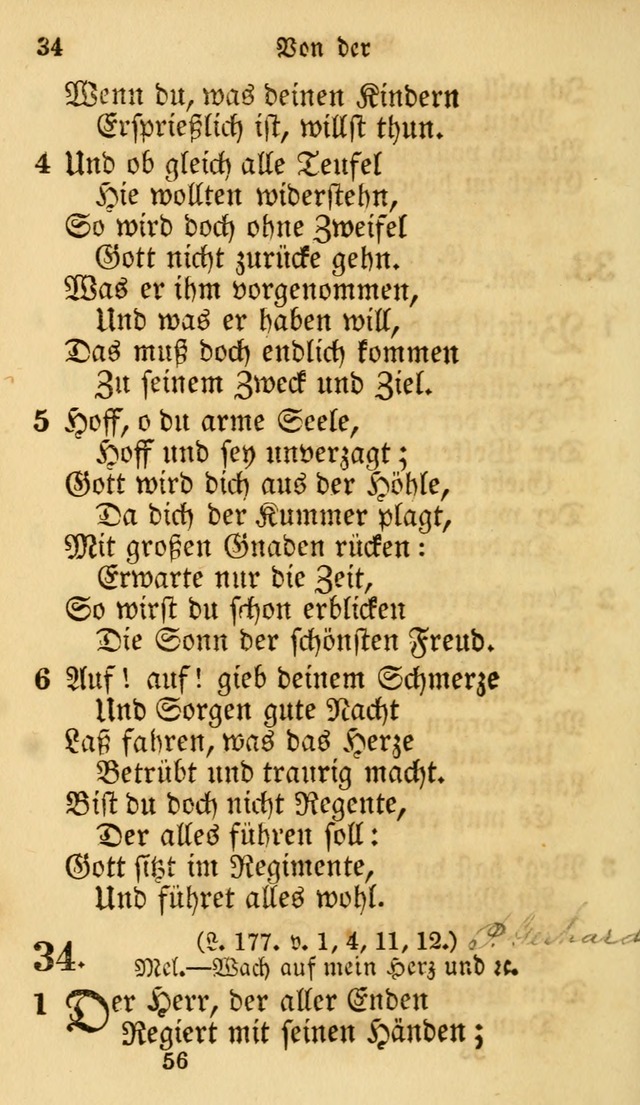 Evangelische Lieder-Sammlung: genommen aus der Liedersammlung und dem Gemeinschaftlichen Gesangbuch in den evanglischen Gemeinen page 56