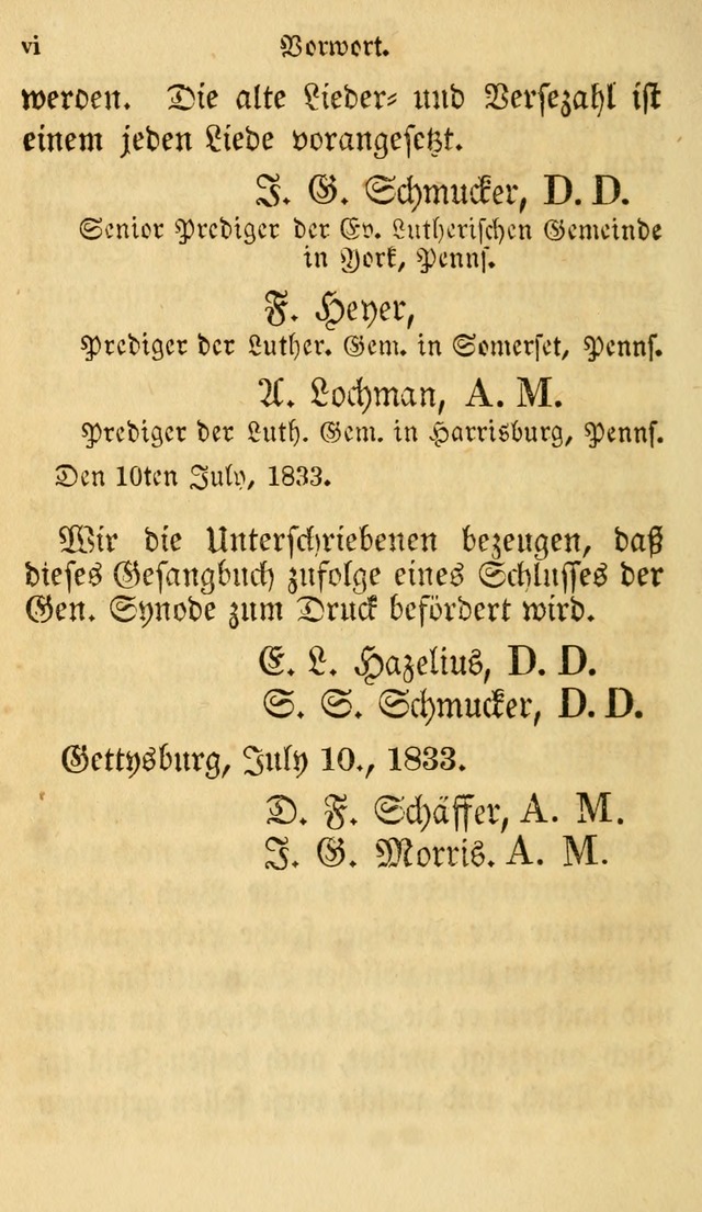 Evangelische Lieder-Sammlung: genommen aus der Liedersammlung und dem Gemeinschaftlichen Gesangbuch in den evanglischen Gemeinen page 6