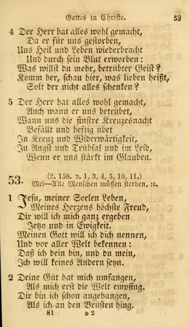 Evangelische Lieder-Sammlung: genommen aus der Liedersammlung und dem Gemeinschaftlichen Gesangbuch in den evanglischen Gemeinen page 81