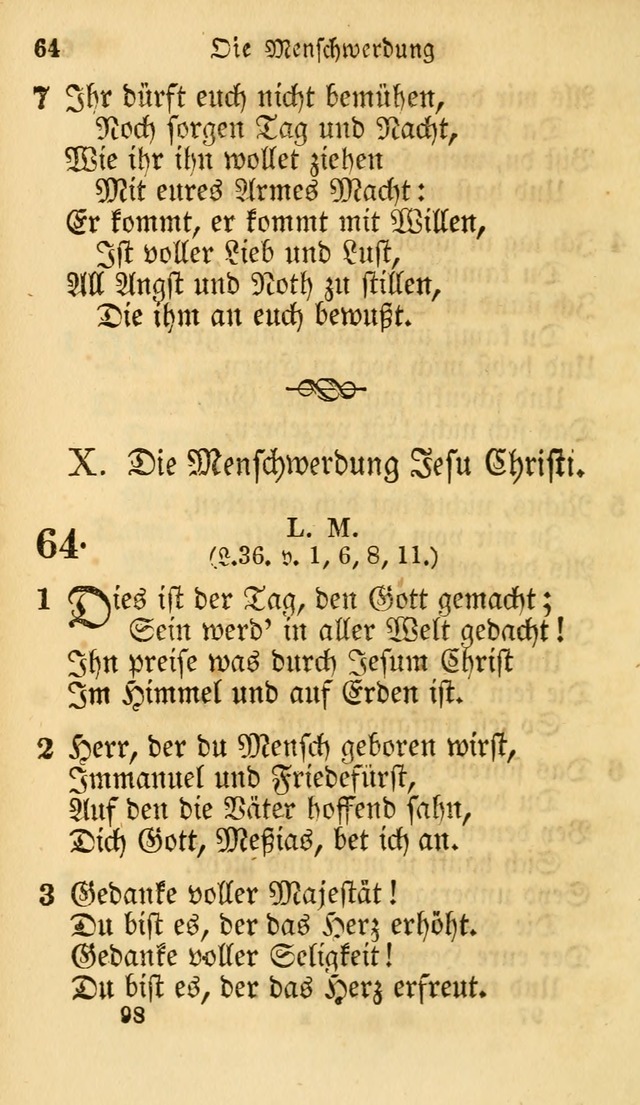 Evangelische Lieder-Sammlung: genommen aus der Liedersammlung und dem Gemeinschaftlichen Gesangbuch in den evanglischen Gemeinen page 98