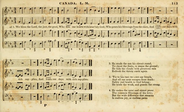 Evangelical Musick: or, The Sacred Minstrel and Sacred Harp United: consisting of a great variety of psalm and hymn tunes, set pieces, anthems, etc. (10th ed) page 113