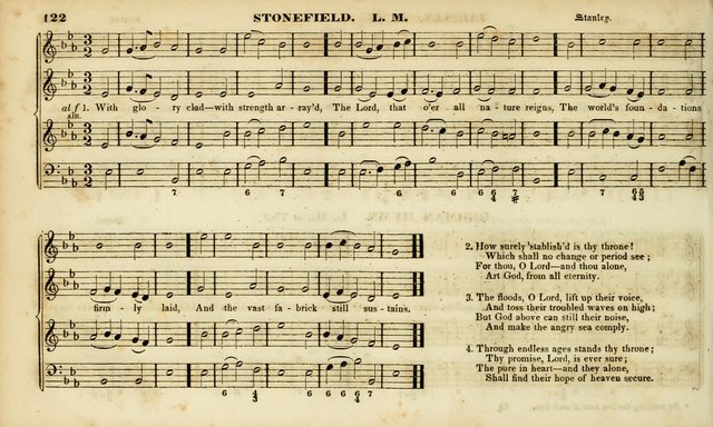 Evangelical Musick: or, The Sacred Minstrel and Sacred Harp United: consisting of a great variety of psalm and hymn tunes, set pieces, anthems, etc. (10th ed) page 122