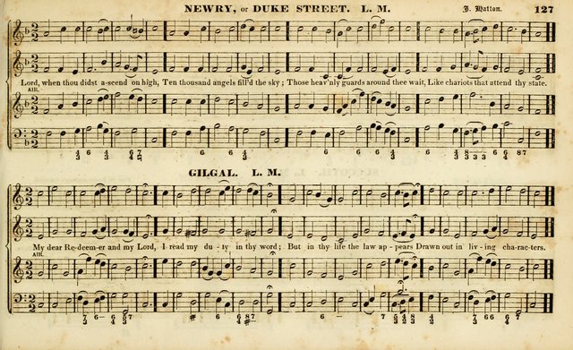 Evangelical Musick: or, The Sacred Minstrel and Sacred Harp United: consisting of a great variety of psalm and hymn tunes, set pieces, anthems, etc. (10th ed) page 127