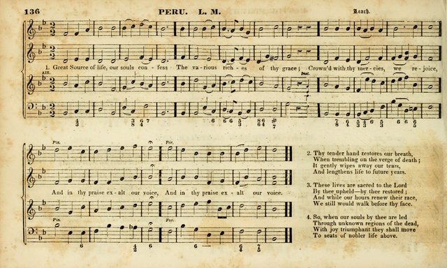 Evangelical Musick: or, The Sacred Minstrel and Sacred Harp United: consisting of a great variety of psalm and hymn tunes, set pieces, anthems, etc. (10th ed) page 136