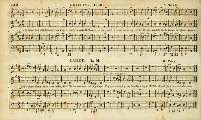 Evangelical Musick: or, The Sacred Minstrel and Sacred Harp United: consisting of a great variety of psalm and hymn tunes, set pieces, anthems, etc. (10th ed) page 142