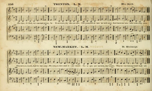 Evangelical Musick: or, The Sacred Minstrel and Sacred Harp United: consisting of a great variety of psalm and hymn tunes, set pieces, anthems, etc. (10th ed) page 156