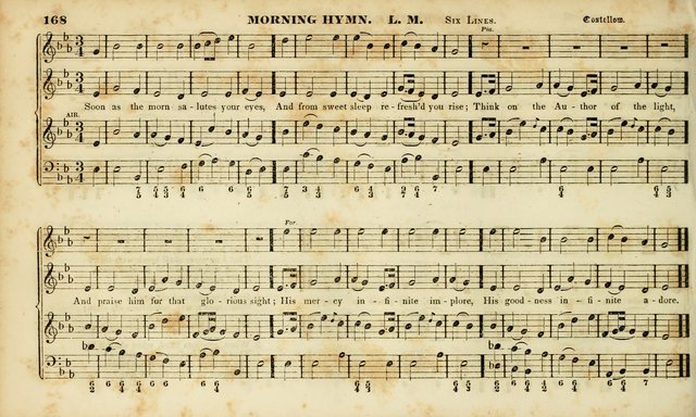 Evangelical Musick: or, The Sacred Minstrel and Sacred Harp United: consisting of a great variety of psalm and hymn tunes, set pieces, anthems, etc. (10th ed) page 168