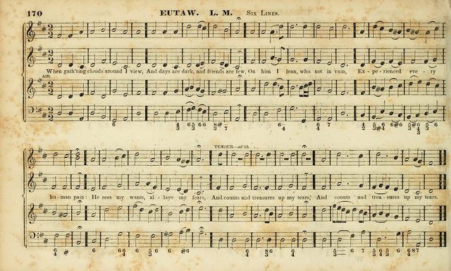 Evangelical Musick: or, The Sacred Minstrel and Sacred Harp United: consisting of a great variety of psalm and hymn tunes, set pieces, anthems, etc. (10th ed) page 170