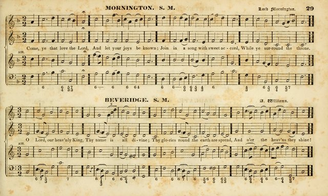 Evangelical Musick: or, The Sacred Minstrel and Sacred Harp United: consisting of a great variety of psalm and hymn tunes, set pieces, anthems, etc. (10th ed) page 29