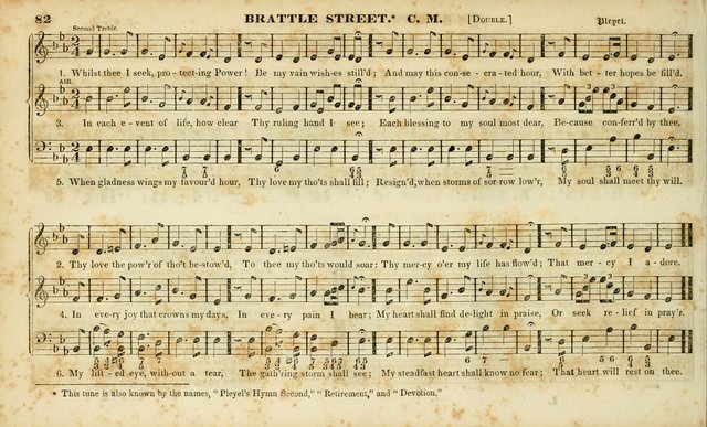 Evangelical Musick: or, The Sacred Minstrel and Sacred Harp United: consisting of a great variety of psalm and hymn tunes, set pieces, anthems, etc. (10th ed) page 82