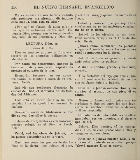 El Nuevo Himnario Evangelico para el uso de las Iglesias Evangelicas de Habla Espanol en Todo el Mundo page 156
