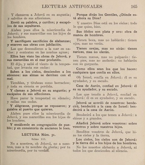 El Nuevo Himnario Evangelico para el uso de las Iglesias Evangelicas de Habla Espanol en Todo el Mundo page 165