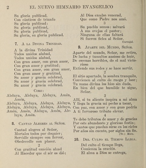El Nuevo Himnario Evangelico para el uso de las Iglesias Evangelicas de Habla Espanol en Todo el Mundo page 2
