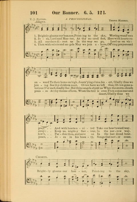 Echoes of Paradise: a choice collection of Christian hymns suitable for Sabbath schools and all other departments of religious work page 100