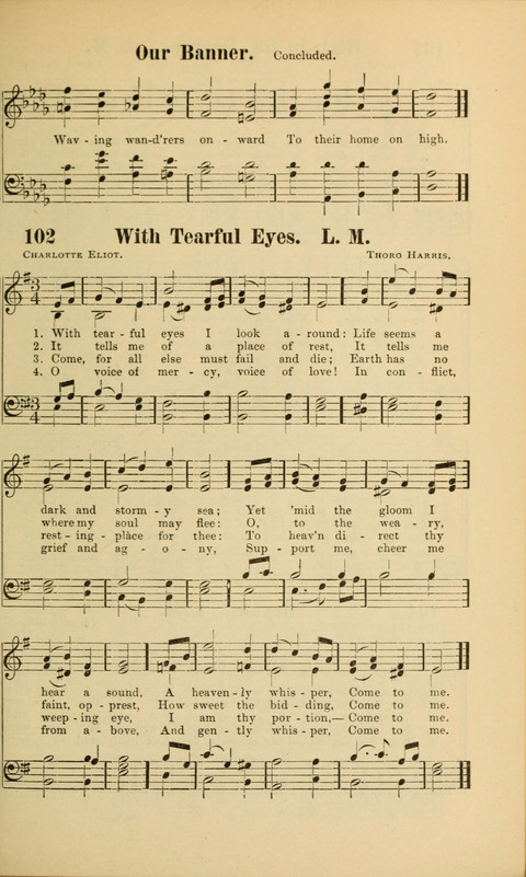 Echoes of Paradise: a choice collection of Christian hymns suitable for Sabbath schools and all other departments of religious work page 101