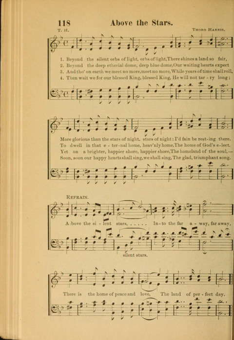 Echoes of Paradise: a choice collection of Christian hymns suitable for Sabbath schools and all other departments of religious work page 116