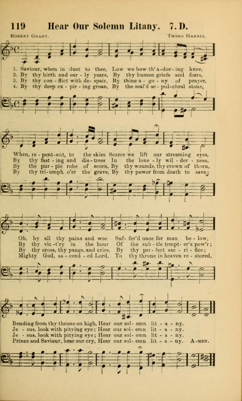 Echoes of Paradise: a choice collection of Christian hymns suitable for Sabbath schools and all other departments of religious work page 117