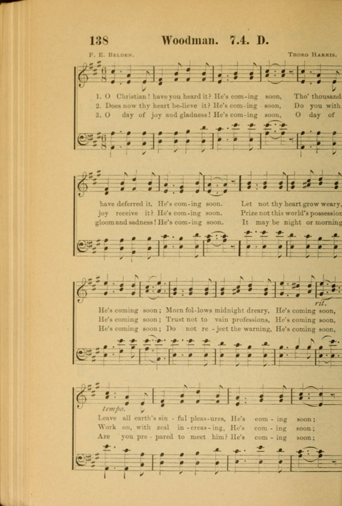 Echoes of Paradise: a choice collection of Christian hymns suitable for Sabbath schools and all other departments of religious work page 136